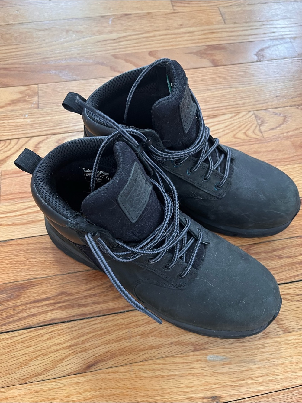 Timberland PRO Steel Toe Work Boots Men's 10.5M Black EH Rated